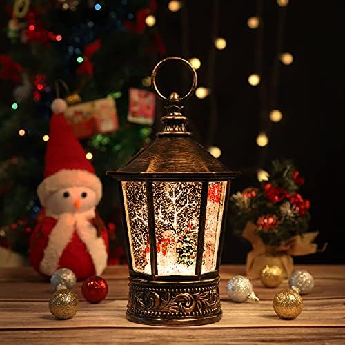 Lanternas de Natal Globos de neve, Christma Decorações -Decoração de Home Adequado para Pátio ao ar livre de casamento de festas,