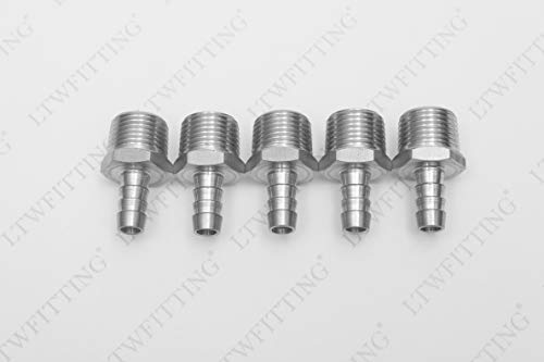 Produção de barras de ltwfitting aço inoxidável 316 acoplador/conector de encaixe de barb 3/8