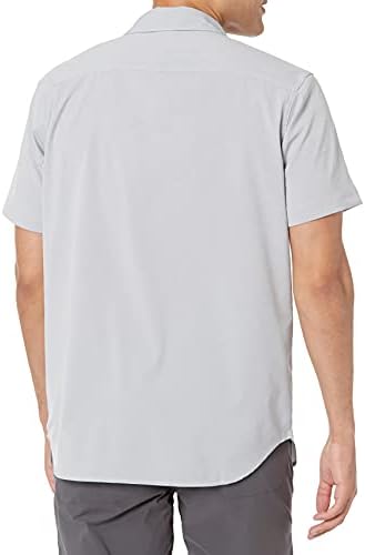 Viewmont Stretch Men de columbia Manga curta, columbia cinza Heather, grande