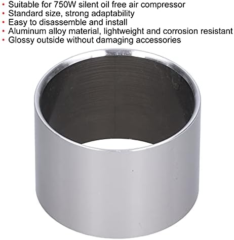 Manga do cilindro Walfront, Substituição de peças da cabeça da bomba de liga de alumínio para o compressor de ar de 750w para substituir peças danificadas, cilindro