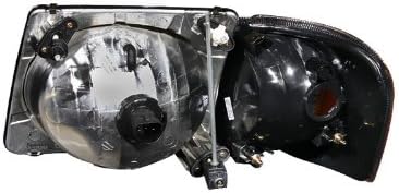 Anzo EUA 111041 Ford Explorer Sport Trac Crystal Black Headlight -