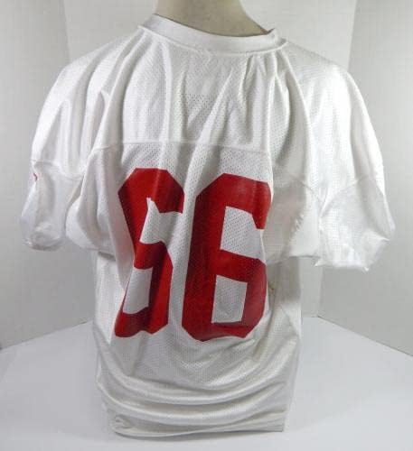 2009 San Francisco 49ers 66 Jogo emitido White Practice Jersey XXL DP32779 - Jerseys de jogo NFL não assinado
