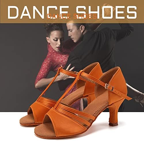 YKXLM Sapatos de dança latina feminina salsa salsa tango de desempenho profissional prática de dança sapatos de dança