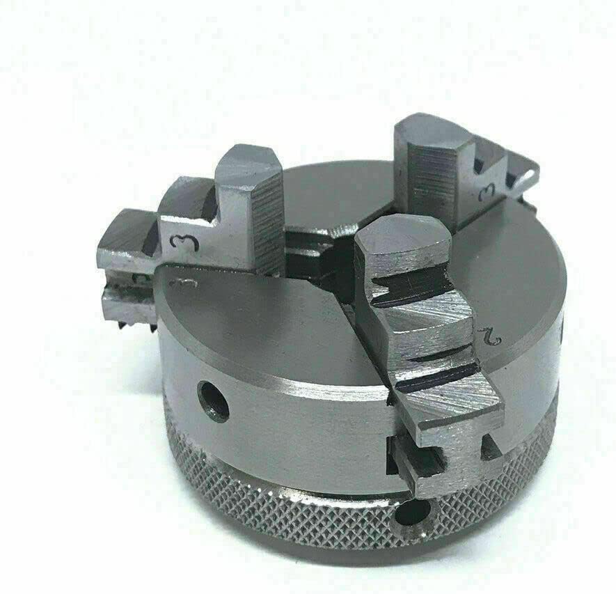 Mini Baby Chuck 2 - 50mm Auto-centralização reversível 3 mandíbula