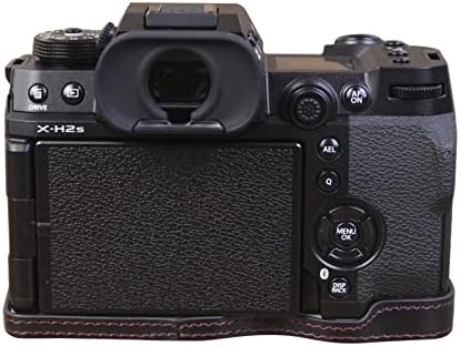 Rieibi X -H2S/ X -H2 - Caso de couro PU PU de qualidade para Fujifilm XH2S/ XH2 Câmera digital sem espelho - Caixa de alcance