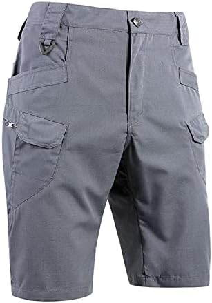 Mens Swimwear Scratch- Men e bolso ao ar livre Cargo curto Multi Men's Pants Nylon Cargo para homens