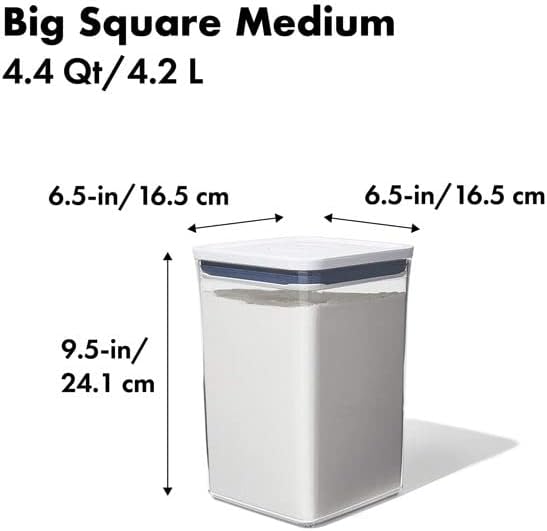 Oxo GG Pop Contêiner - Big Square Medium 4.4 Qt