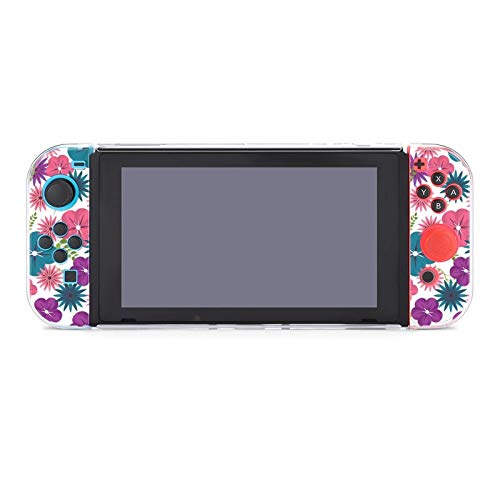 Caso para o Nintendo Switch, Beauty Flower Decoration Cinco Pieces Defina acessórios de console de casos de capa protetora para o