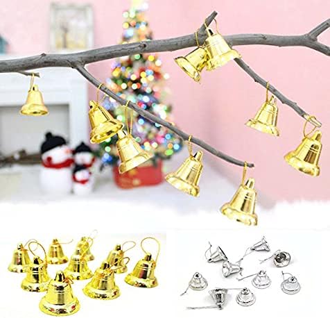 nsqnde árvore de natal relógio de parede de sino pingente decoração ornamentos de Natal 9pc