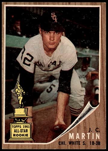 1962 Topps 91 J.C. Martin Chicago White Sox Dean's Cards 2 - Good White Sox