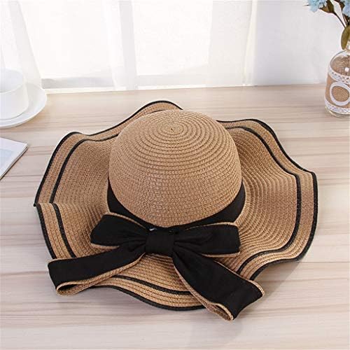 Chapéus para homens e mulheres + chapéus de panamá e chapéus de palha Florence Straw Sun Hat Unisex Summer Wide Brim Fedora -