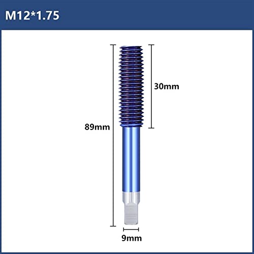 Torneiras de máquina de formação sem laminação M2-M12 Azul revestido com tapa métrica Tap Tap Brill Taps 1pcs