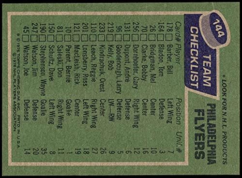 1976 Topps # 144 Flyers Team Philadelphia Flyers NM/MT Flyers