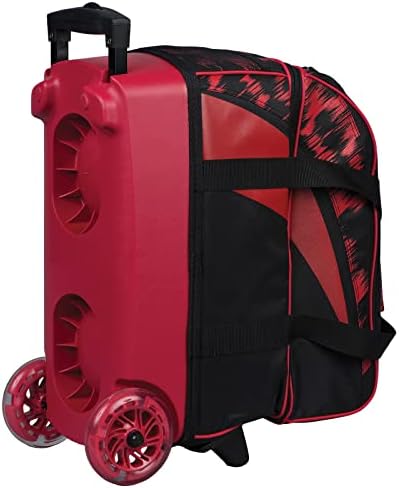 KR Strikeforce Cruiser Scratch Double Roller Boncling Bag com calçados e compartimentos de acessórios