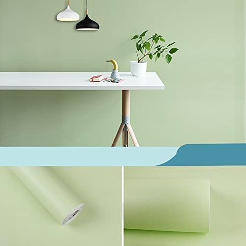 Tifege Shelf Liner Peel Green e Stick Papel de parede papel Contato Cor Solid Cor impermeável Adesivos Auto -adesivo para