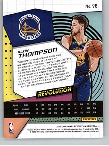 2019-20 Panini Revolution #78 Klay Thompson Golden State Warriors Basketball Card