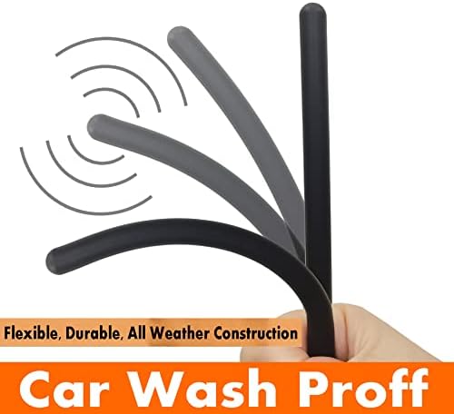 Antena de borracha para Nissan Cube Radio Premium Recepção - Prova de lavagem de carros de 7 polegadas, substituição interna da