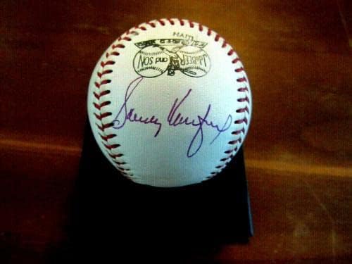 Sandy Koufax Brooklyn Dodgers Hof assinado Auto Vintage Dobeer Baseball JSA Letra - Bolalls autografados