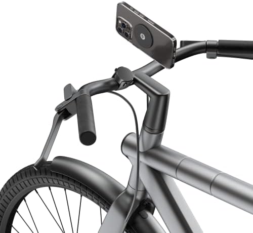 Shapeheart - suporte de telefone de bicicleta magnético com placa de aço extra e fingida | Anti -reflexão | Montagem do telefone para guidão de bicicleta ou garfos | Acessório universal de bicicleta