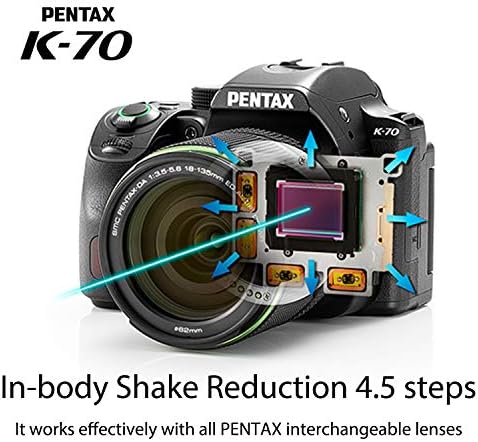 Câmera DSLR vedada pelo tempo K-70 Pentax, apenas o corpo, apenas o corpo