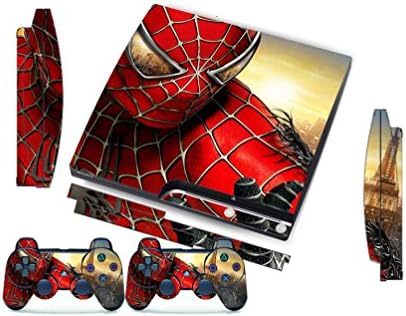 PS3 Skin Spider Man Decalques Tampa de vinil para PS 3 Slim Console