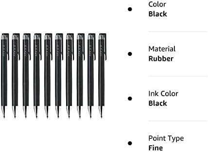 Suco piloto up 03 caneta de tinta de gel retrátil, hiper ponto fino 0,3 mm, tinta preta, conjunto de valor
