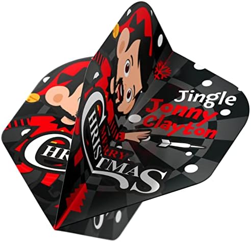 Red Dragon Limited Edition Christmas 2022 Multi Pack Player Dart voos - 3 conjuntos por pacote