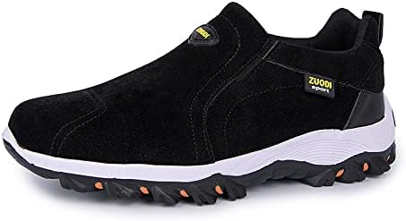 Jueshanzj Sapatos de caminhada masculina Slip-On Sneakers de viagens ao ar livre Tênis de fundo de baixo de baixo