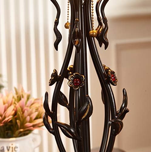 HT Tiffany Table Lamp de 18 polegadas de decoração de vidro de 18 polegadas Lâmpadas de goritria