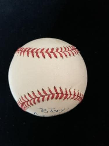 Frank Viola Personalizado 'Tony' assinou o oficial de beisebol Al Brown com holograma - bolas de beisebol autografadas