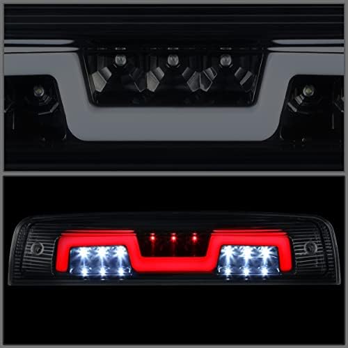 Iluminação NuVision 3BL-ZTL-008-SM Lente de fumaça LED de 2 estágios de 2 estágios 3º freio compatível com 09-10 Dodge Ram 1500/2010