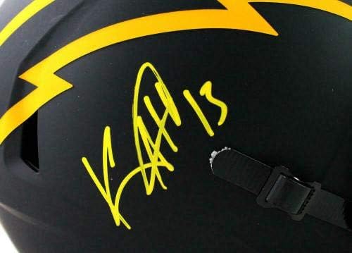 Keenan Allen assinou o capacete de velocidade do LA Chargers F/S