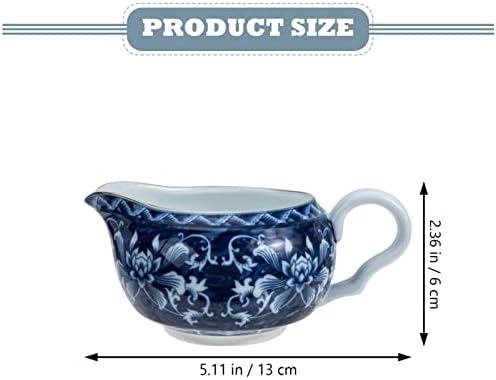 Doitool Espresso K Copas derramando jarro de molho de cerâmica Coffee Coffee Copo de porcelana Gravy Boat Boat Boat