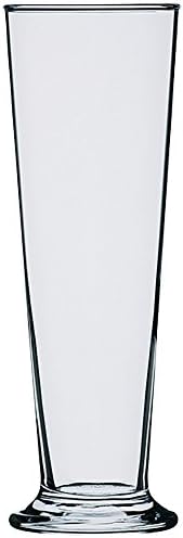 山下 工芸 Glass de cerveja Stein, φ70 × H205mm, branco/preto/vermelho