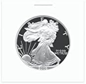 BCW 2,5 x 2,5 moeda de águia flip - 100 ct