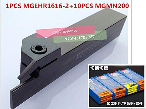 FINCOS MGEHR1616-2 1PCS+ 10PCS MGMN200-G = 11PCS/SET CNC TOLHE TOOLS NC3020/NC3030/H01/PC9030 AÇO