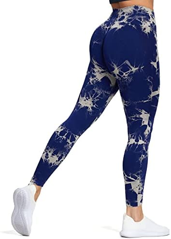 Aoxjox sem costura Leggging para mulheres Tommes de barriga de ativo Gym Gym Sport Sport Active Yoga Calças