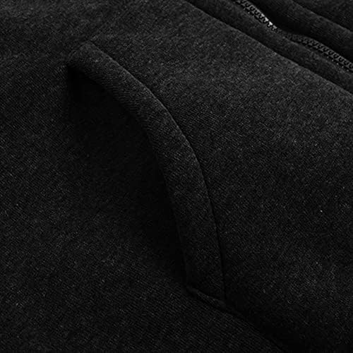Casaco preto de tamanho grande para mulheres punho de manga comprida fina térmica capa com capuz com capuz de capuz simples casaco de moletom adolescente
