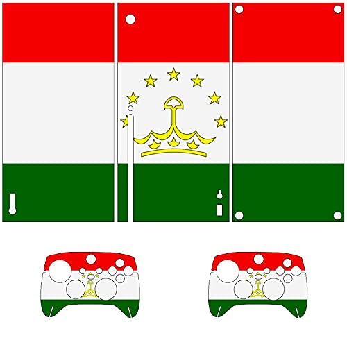 Bandeira do Tajiquistão Xbox Seriesx Console e Skins de controlador