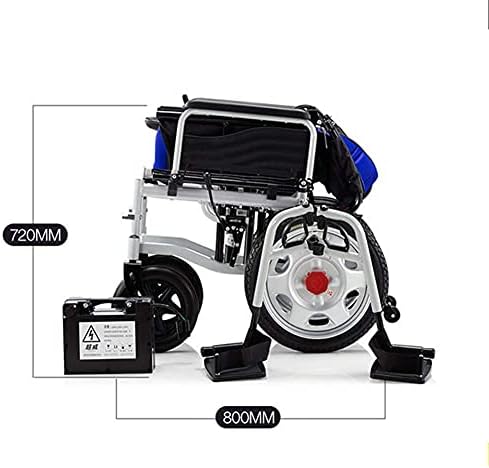 Neochy Fashion Portátil Cadeira de rodas portátil Scooter portátil dobrável com vaso sanitário para pacientes hemiplégicos