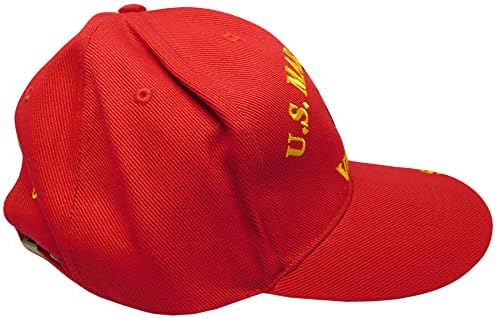 Veterano do Corpo de Fuzileiros Navais EGA Semper FI Red Cotton Red Algodão Ajustável Bonga bordada Base de beisebol CP00313 oficialmente