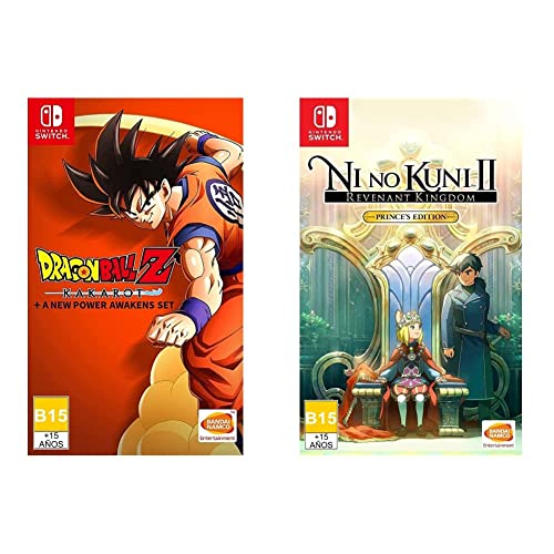 Dragon Ball Z: Kakarot + Um novo conjunto de acordos de energia - Nintendo Switch & ni no kuni II: Revenant Kingdom