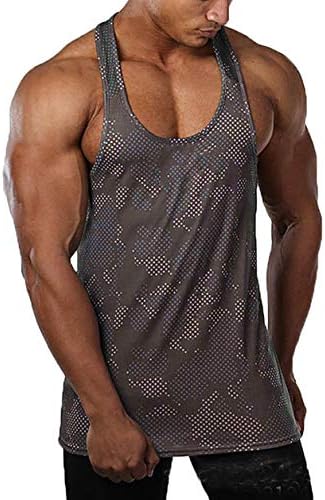 Xaraza Muscle Stringer Tops Tops Athletic Workout Gym Fitness Vest Camisetas