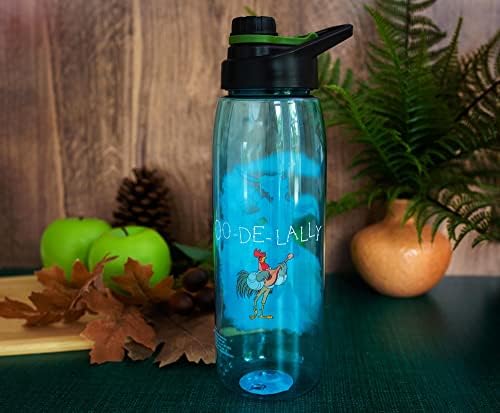 Silver Buffalo Disney Robin Hood Que bom dia garrafa de água de 28 onças com tampa à prova de vazamentos | Jarro