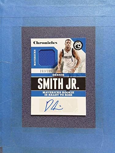 2018-19 Chronicles Dennis Smith Jr RC Auto Jersey 151/199 Dallas Mavericks @CT08 - Jerseys da NBA autografada