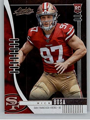 2019 Absoluto 131 Nick Bosa RC Rookie São Francisco 49ers NFL Football Trading Card