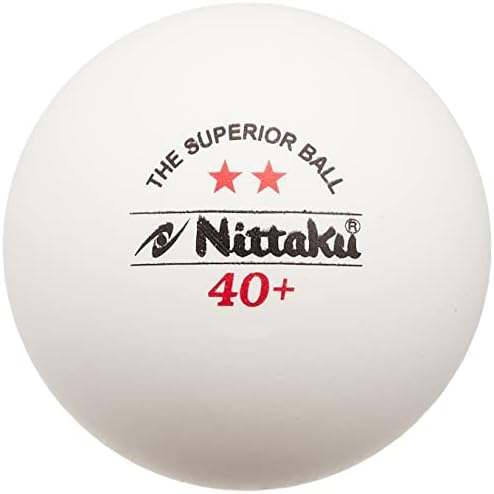 Nittaku NB-1320 Ball, plástico 2 estrelas, auto-treinamento, tênis de mesa