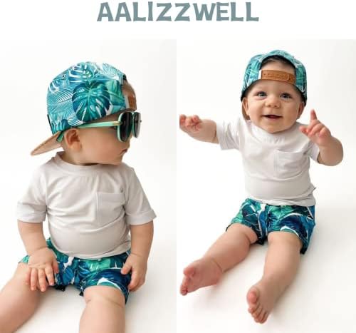 Aalizzwell Swim Trunks para criança bebê meninos