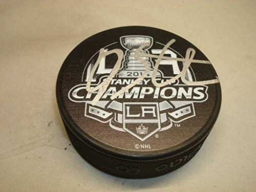 Darryl Sutter assinou o Los Angeles Kings 2014 Stanley Cup Champs Hockey Puck 1b - Pucks autografados da NHL