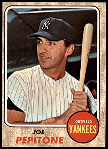 1968 Topps 195 A Joe Pepitone New York Yankees ex Yankees